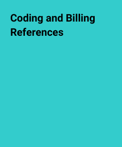 Coding and Billing References