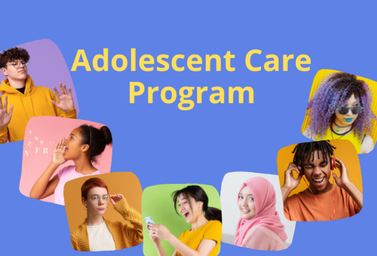 Vibrant collage of adolescents from diverse backgrounds and gender identities